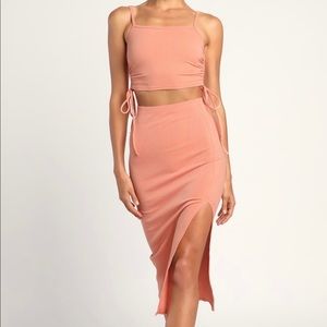 Lulus skirt and tank set NWT